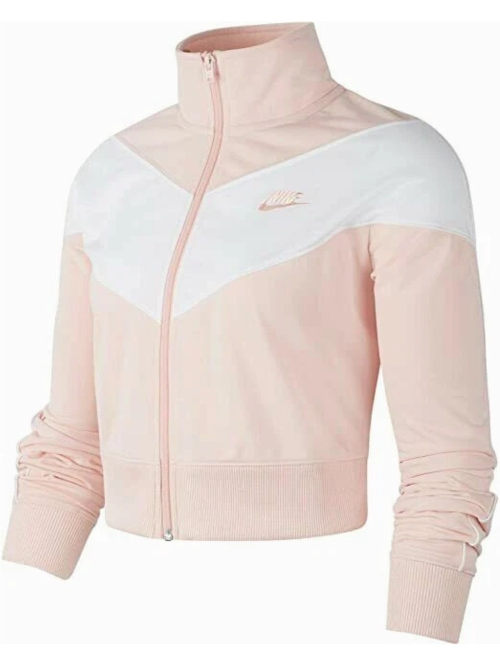 Nike Sportswear Heritage Women's Full Zip Track Jacket Pink‎ Size Medium